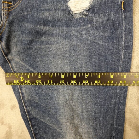 American Eagle Jeans Slim Distressed Extreme Flex Jean Men's 31x32 Blue Denim - Picture 7 of 12